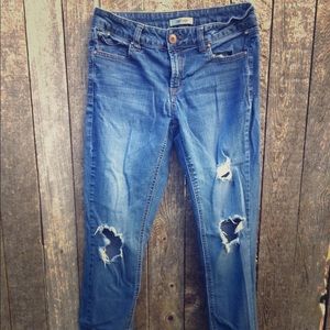 Charlotte Russe ripped jeans
